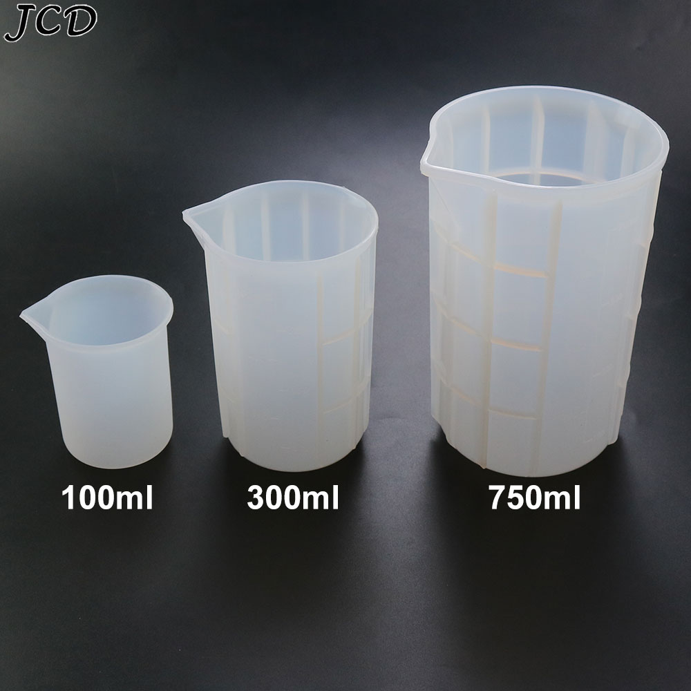 Candle Making Items - JCD 100 ミリリットル/300 ミリリットル/750 ミリリットルシリコーン計量カップスケール食品グレードのケーキメイク分離カップ DIY