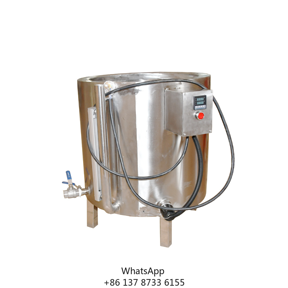 Candle Making Machine Price - 100Lステンレス製大豆ワックス溶解タンク溶解機ミキサー装置キャンドル製造機価格