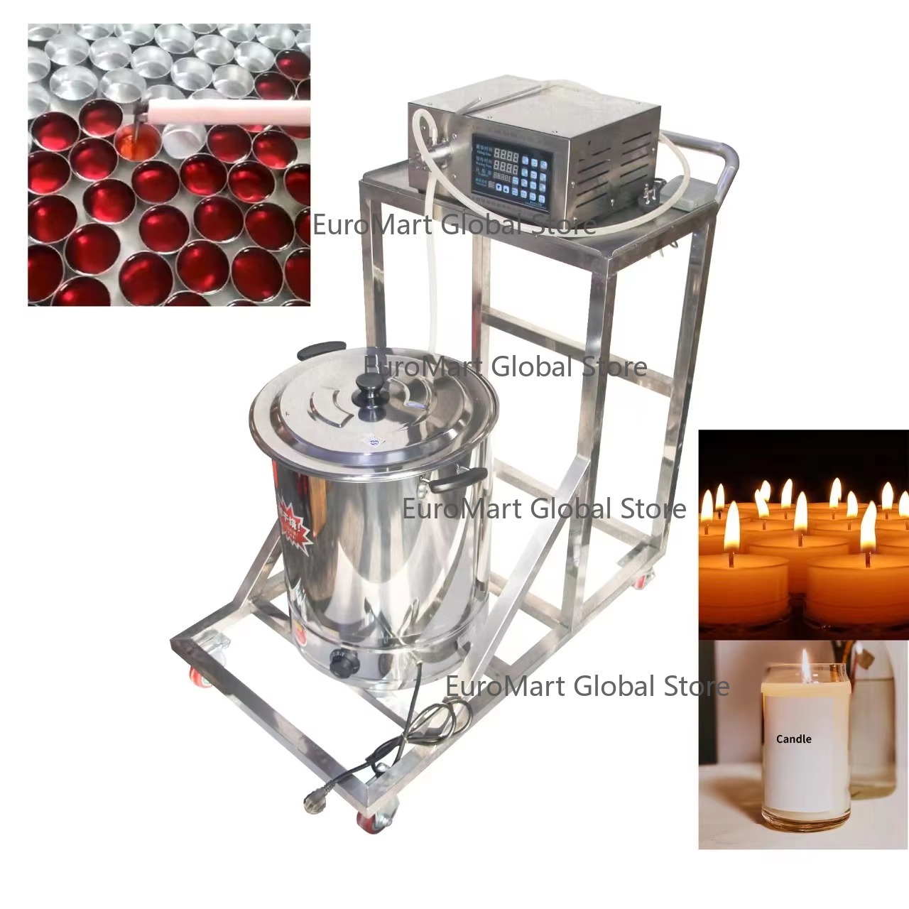 工業用キャンドルワックス充填機卸売価格キャンドル製造機ビジネ - Candle Making Machine Price のレビューと価格