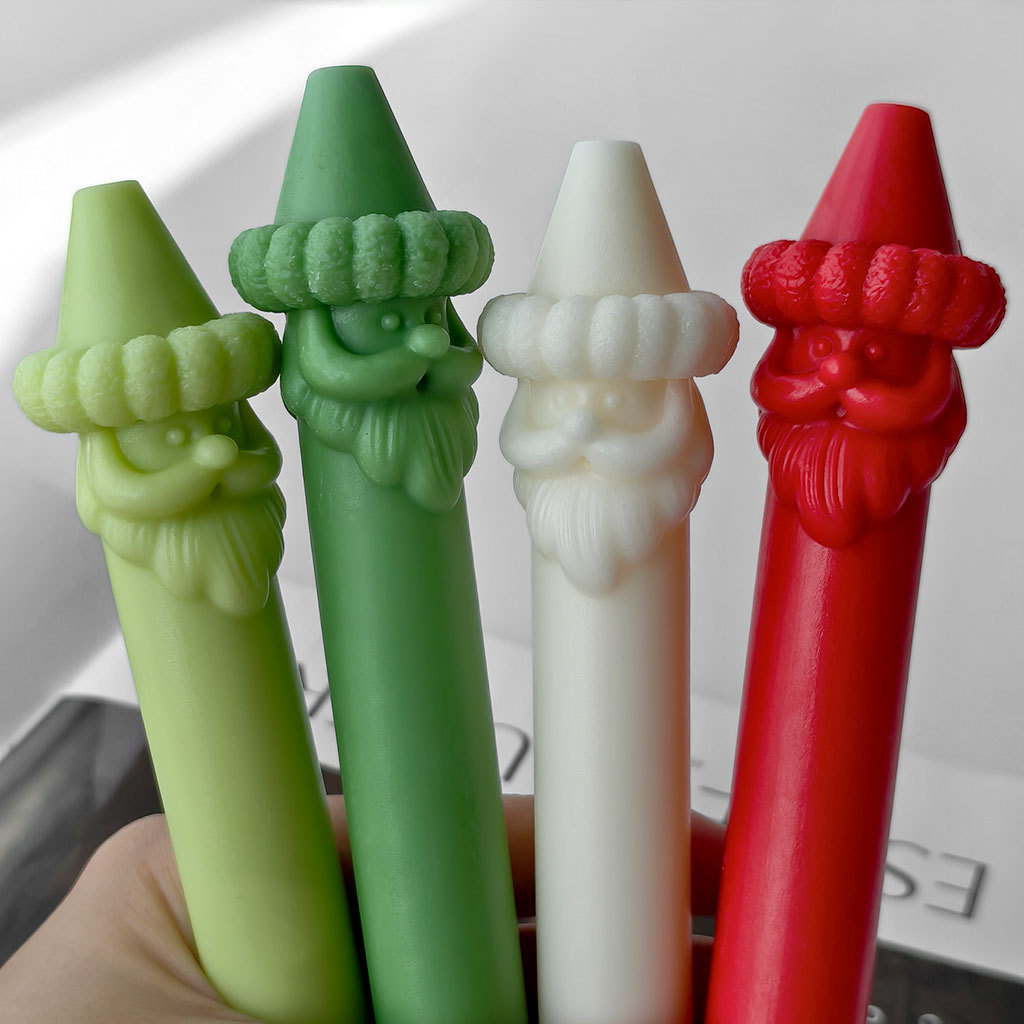 クリスマスサンタひげロングスティックシリコーン型クリスマス装 - Xmas Candle Making のレビューと価格