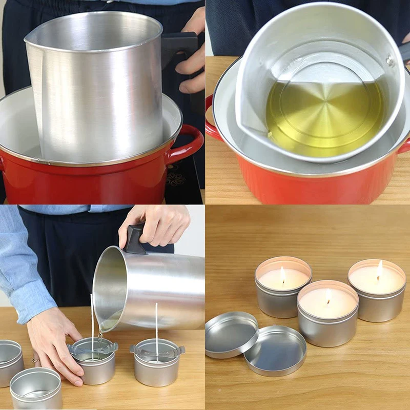 キャンドル作り用品キット DIY キャンドルワックス溶解ツー - Candle Making Jars のレビューと価格