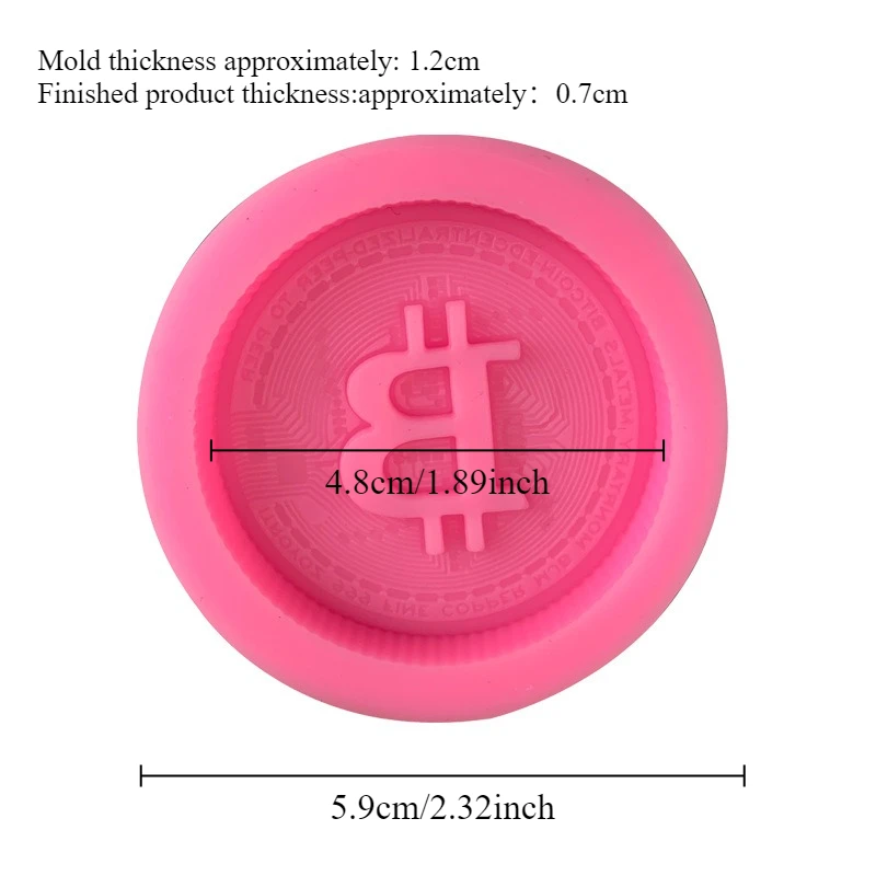 1/3個入り通貨ロゴソープシリコンケーキベーキングデコレーシ - Candle Making Items のレビューと価格
