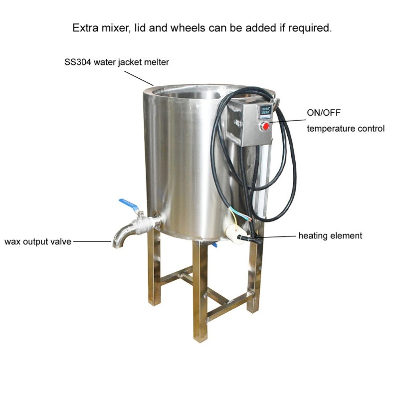電気式30KG小型ワックスメルター パラフィン/ソイキャンド - Candle Making Machine Price のレビューと価格
