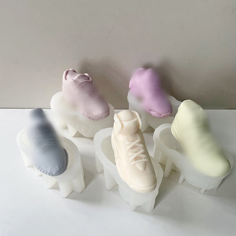 キャンドル用スニーカーシリコンモールドバスケットボールシュー - Candle Making Jars のレビューと価格