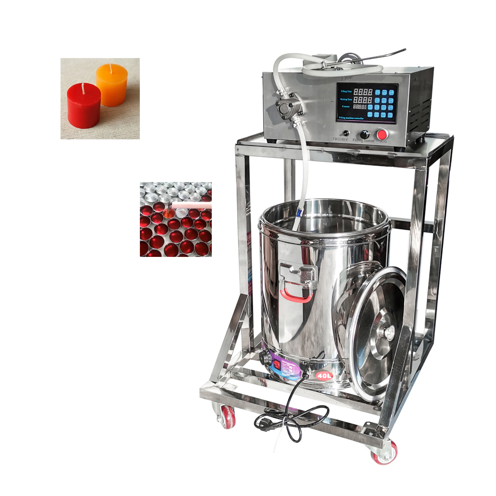 自動工業用ホットキャンドルワックス溶解充填機、液体水注入充填 - Candle Making Machine Price のレビューと価格