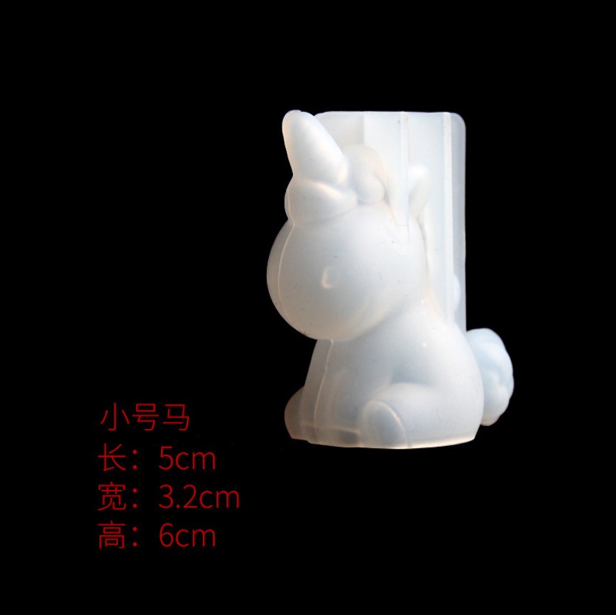 透明ユニコーンシリコーンエポキシ樹脂金型ジオメトリクマウサギ - Candle Making Tools のレビューと価格