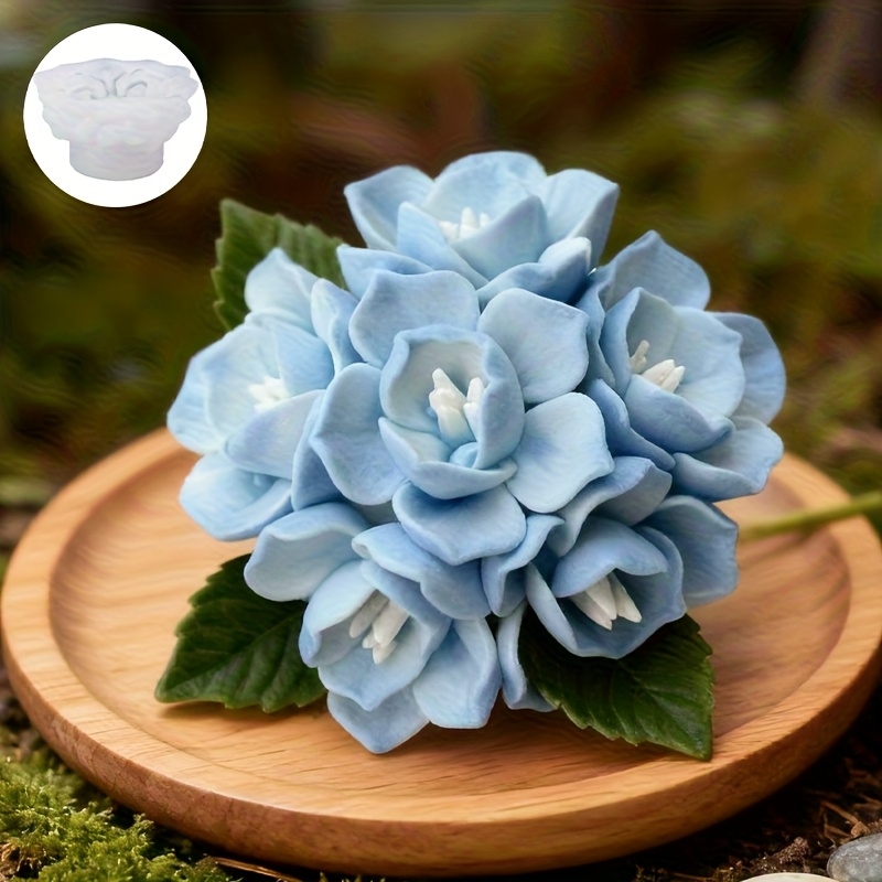 1つのアジサイの花型シリコンモールド、キャンドル、石鹸、樹脂 - Candle Making Tools のレビューと価格