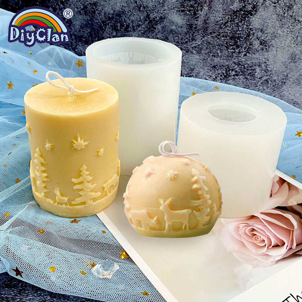 シリコン石鹸キャンドル型,クリスマス型,石膏用,石膏,カビ, - Xmas Candle Making のレビューと価格