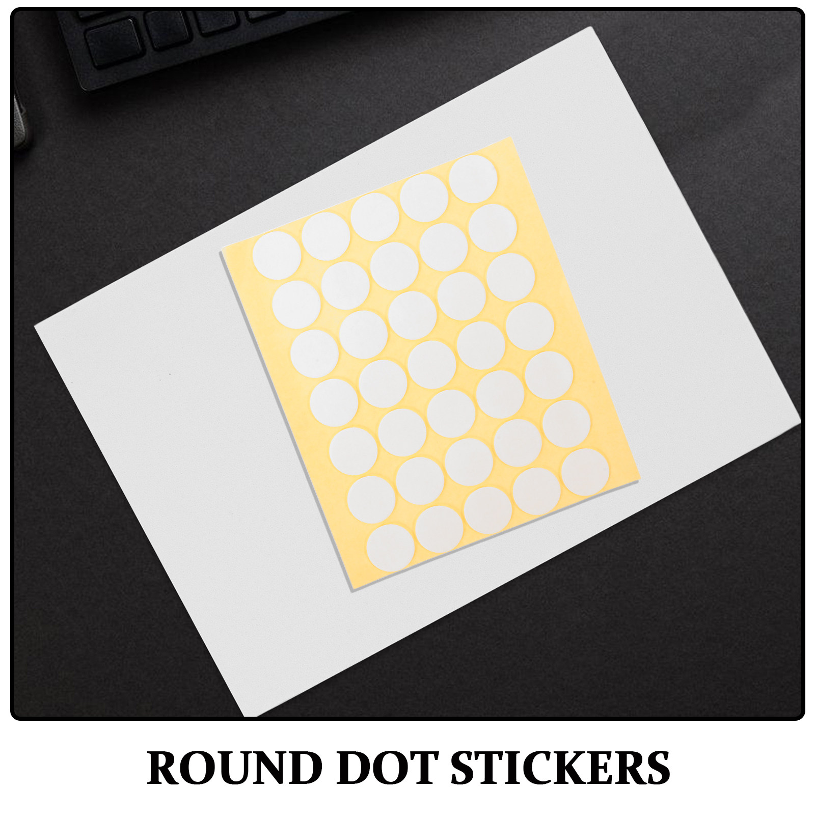400枚 両面芯ステッカー 20x1mm 丸型アクリルドット - Adhesive Dot Wick のレビューと価格