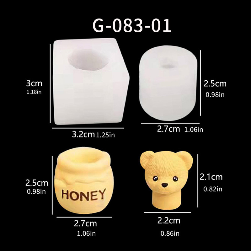 1個、テディベアアロマセラピーキャンドル、愚かなクマ型、手作 - Candle Making Jars のレビューと価格