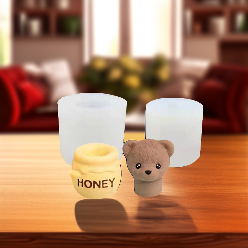 1個、テディベアアロマセラピーキャンドル、愚かなクマ型、手作 - Candle Making Jars のレビューと価格
