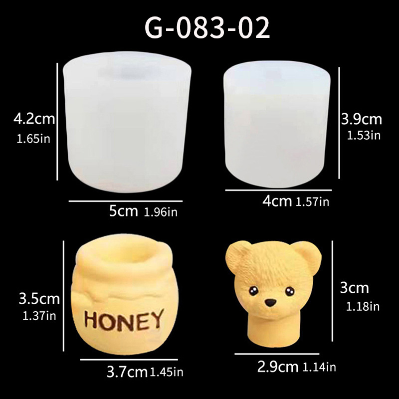 1個、テディベアアロマセラピーキャンドル、愚かなクマ型、手作 - Candle Making Jars のレビューと価格