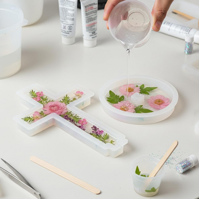 垂直に十字型のベースが付いた2つのシリコン型、DIYの吊り下 - Candle Making Jars のレビューと価格
