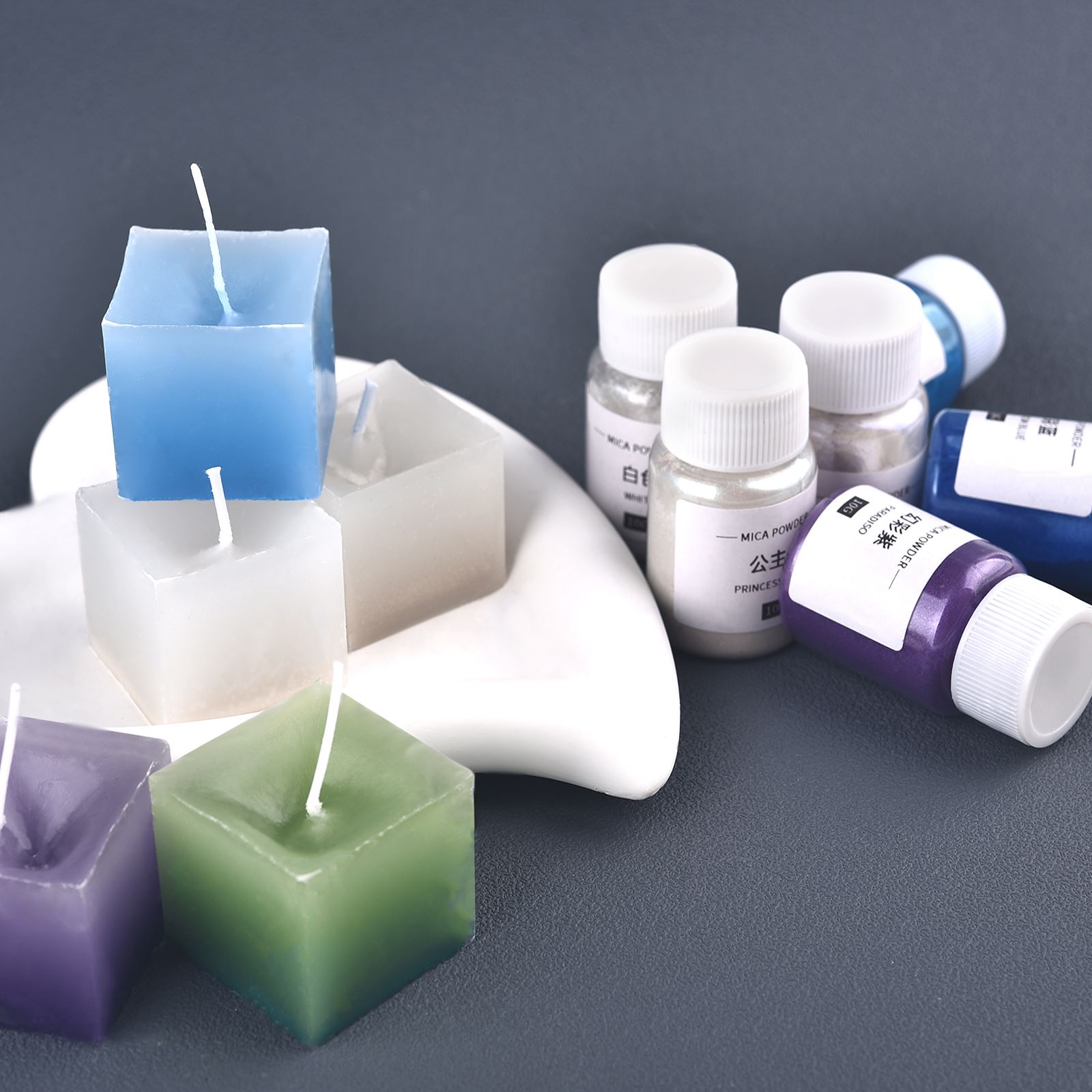 キャンドル着色剤、真珠光沢マイカパウダー、樹脂顔料、キャンド - Candle Making Tools のレビューと価格