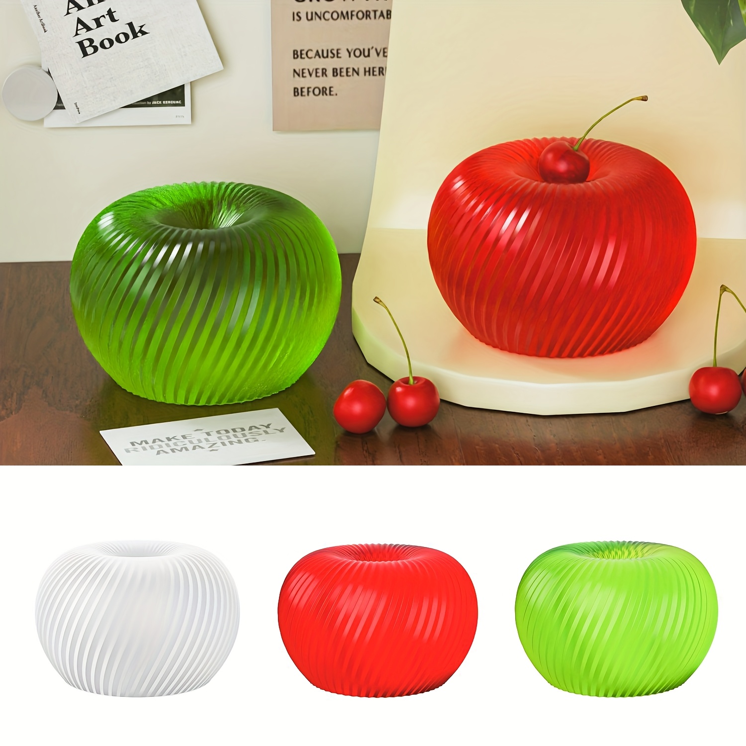石鹸、キャンドル、石膏工芸品の作成に適した、おしゃれな赤いリ - Candle Making Tools のレビューと価格