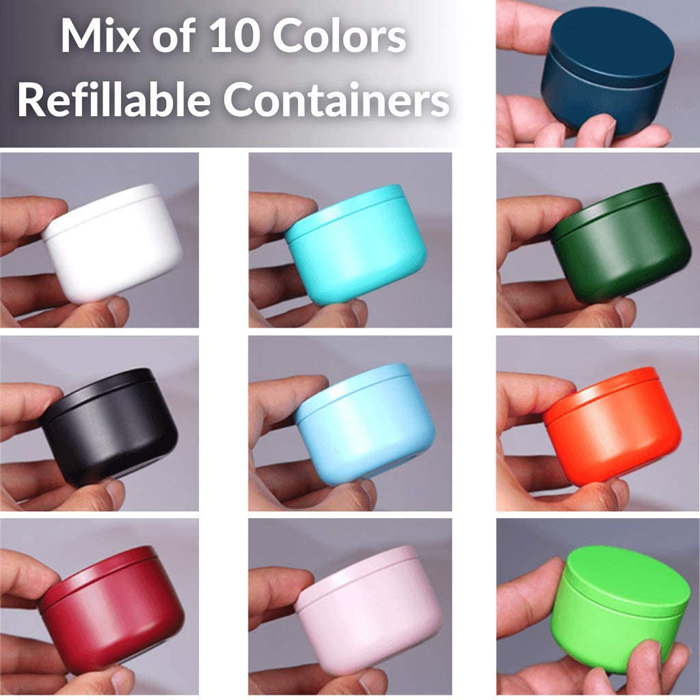 密閉型ティー缶,気密プレート付き容器,ミニポータブルコンテナ - Candle Making Jars のレビューと価格