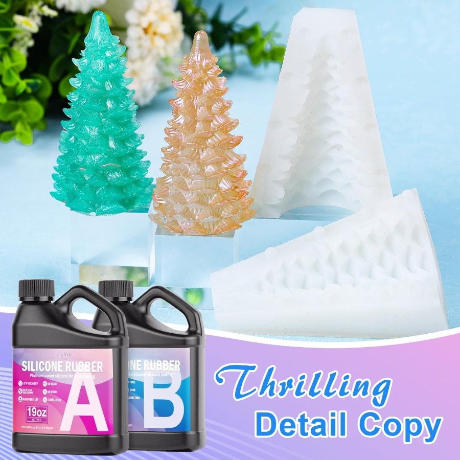 シリコンモールド作成キット、38.8オンス 15A弾性液体シ - Candle Making Tools のレビューと価格